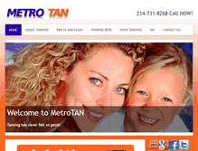 Tablet Screenshot of metrotan.net